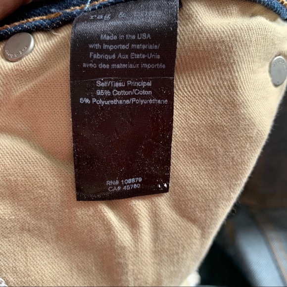 NWT RAG AND BONE high rise raw cut ankle jeans - Picture 10 of 16
